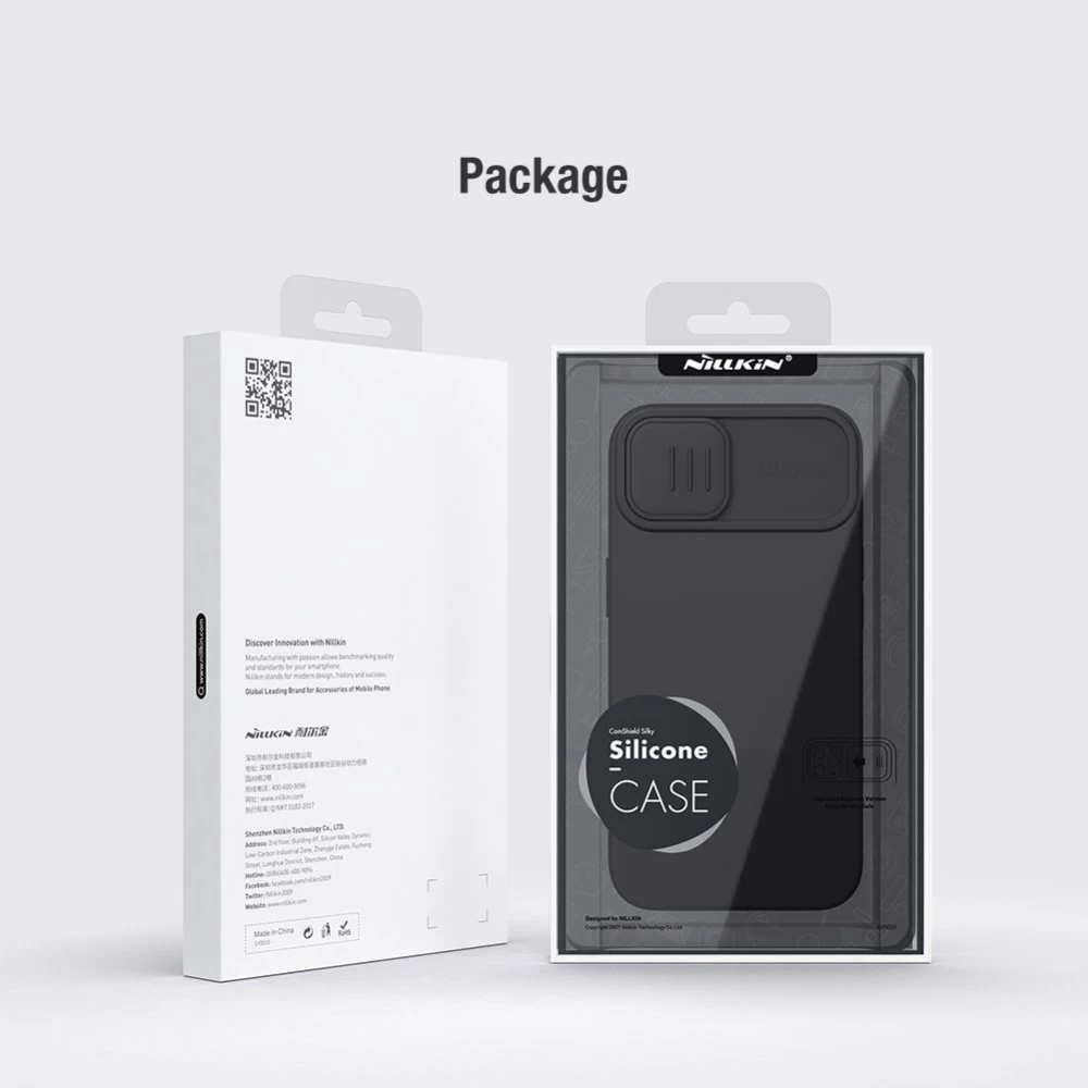 Apple iPhone 15 Plus ümbris  NILLKIN CAMSHIELD SILKY SILICON