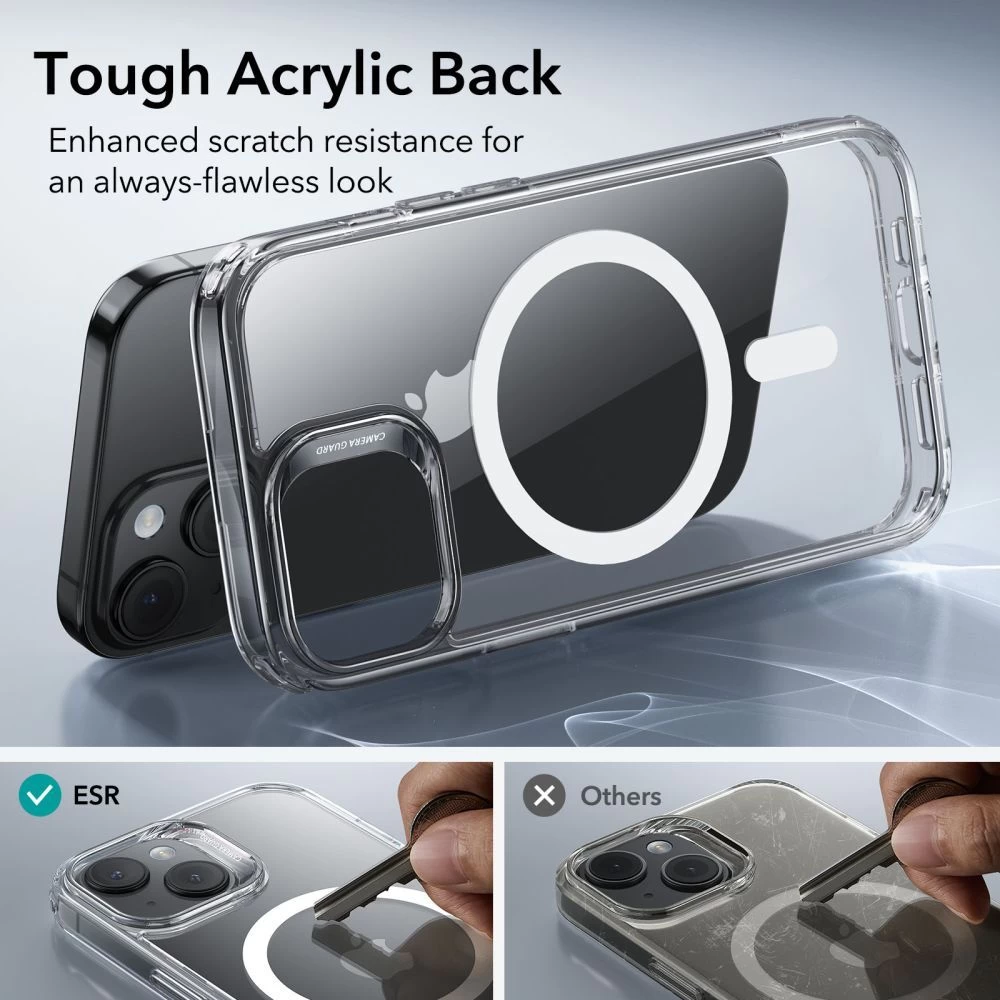 Apple iPhone 15 Plus ümbris läbipaistev ESR CLASSIC HYBRID HALOLOCK MAGSAFE
