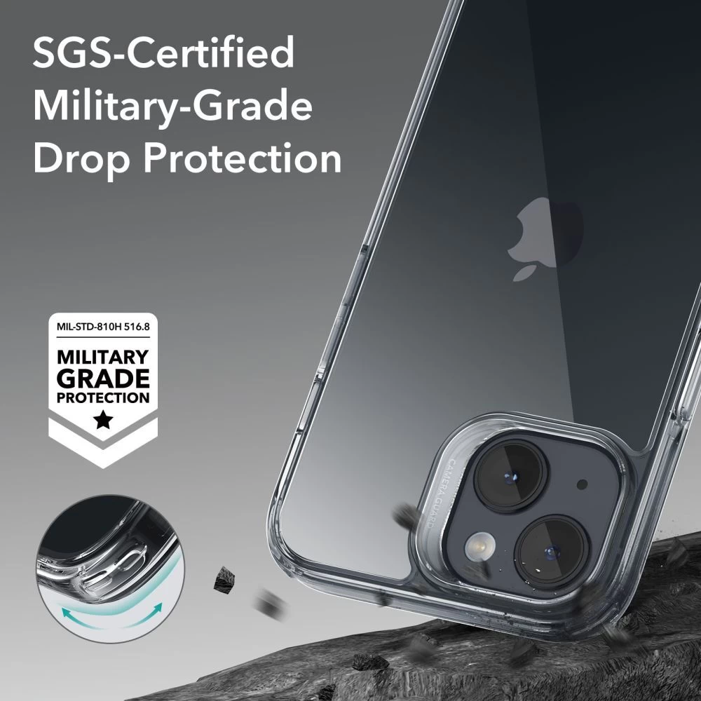 Apple iPhone 15 Plus ümbris läbipaistev ESR ICE SHIELD