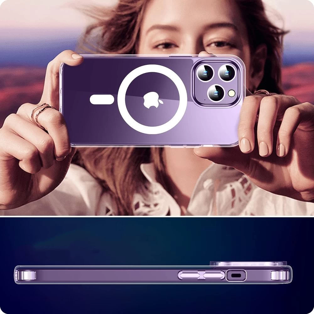 Apple iPhone 15 Plus ümbris läbipaistev TECH-PROTECT FLEXAIR HYBRID MAGSAFE