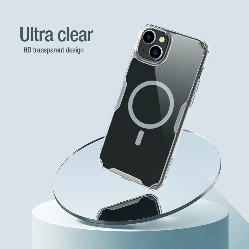 Apple iPhone 15 Plus ümbris läbipaistev NILLKIN TPU PRO MAGNETIC