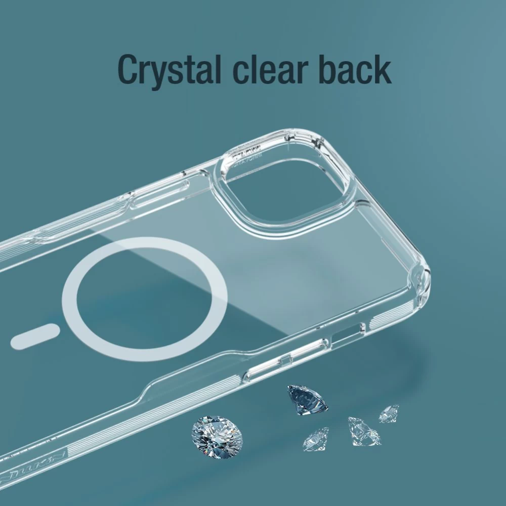 Apple iPhone 15 Plus ümbris läbipaistev NILLKIN TPU PRO MAGNETIC