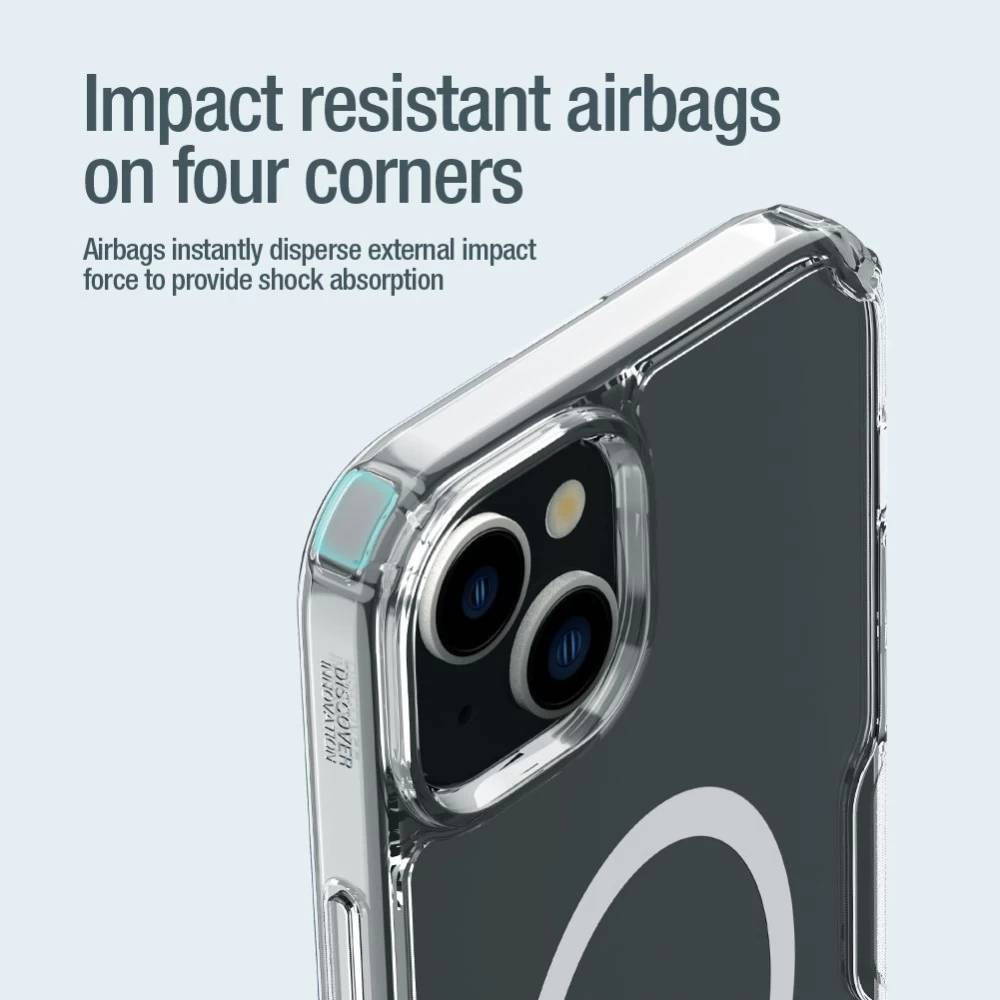 Apple iPhone 15 Plus ümbris läbipaistev NILLKIN TPU PRO MAGNETIC