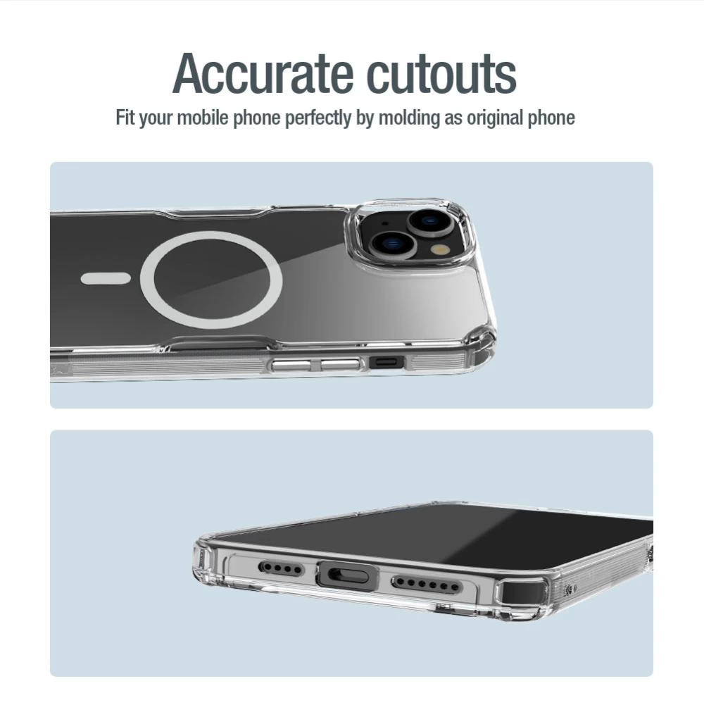 Apple iPhone 15 Plus ümbris läbipaistev NILLKIN TPU PRO MAGNETIC