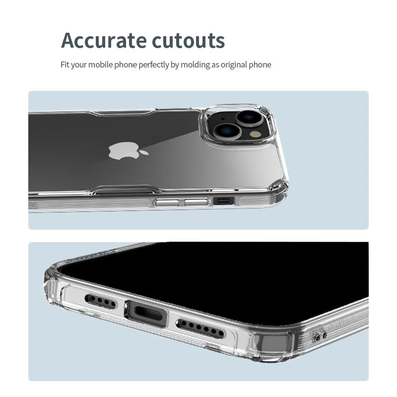 Apple iPhone 15 Plus ümbris läbipaistev NILLKIN TPU PRO