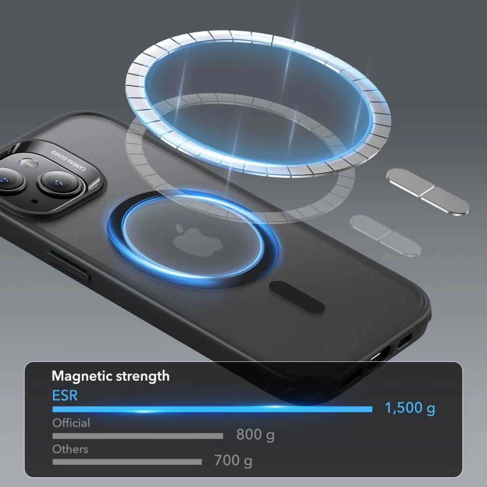 Apple iPhone 15 Plus ümbris must ESR CLASSIC HYBRID HALOLOCK MAGSAFE