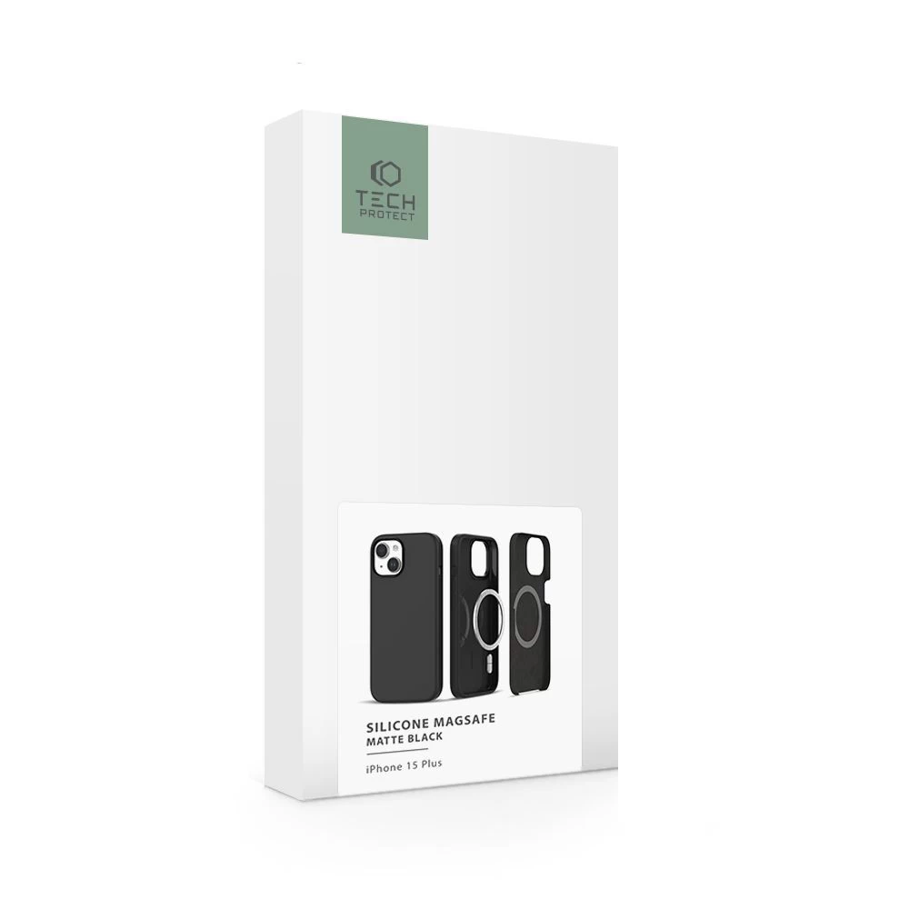 Apple iPhone 15 Plus ümbris must TECH-PROTECT SILICONE MAGSAFE