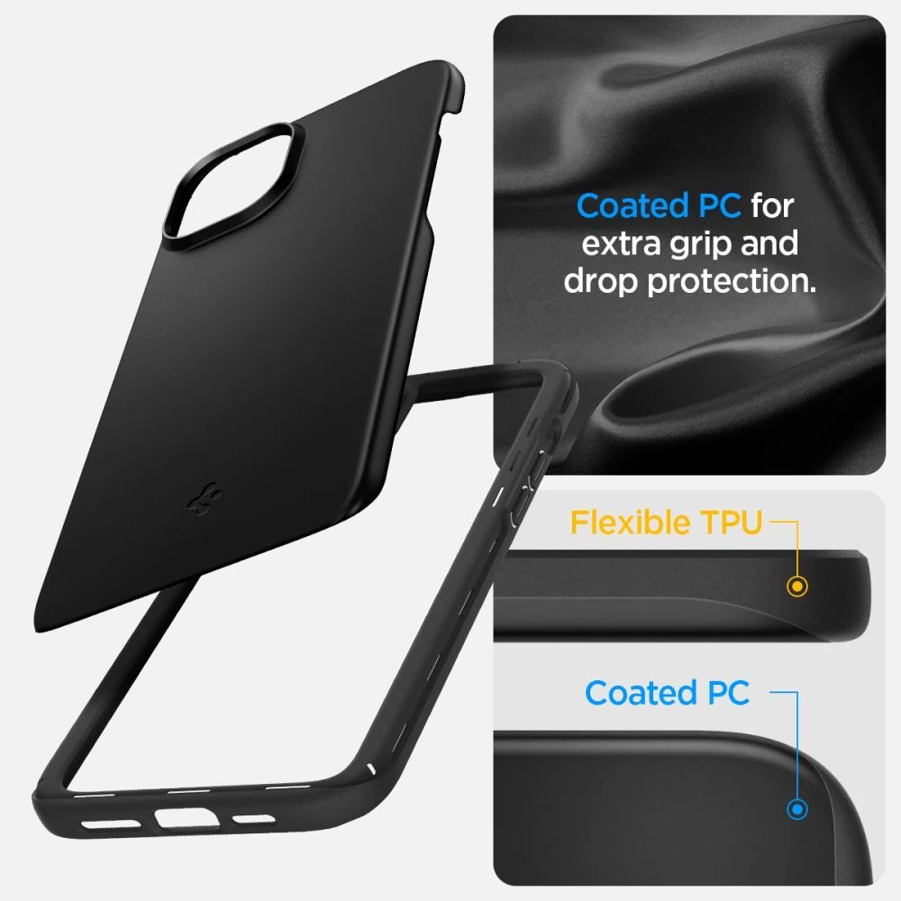 Apple iPhone 15 Plus ümbris must SPIGEN THIN FIT