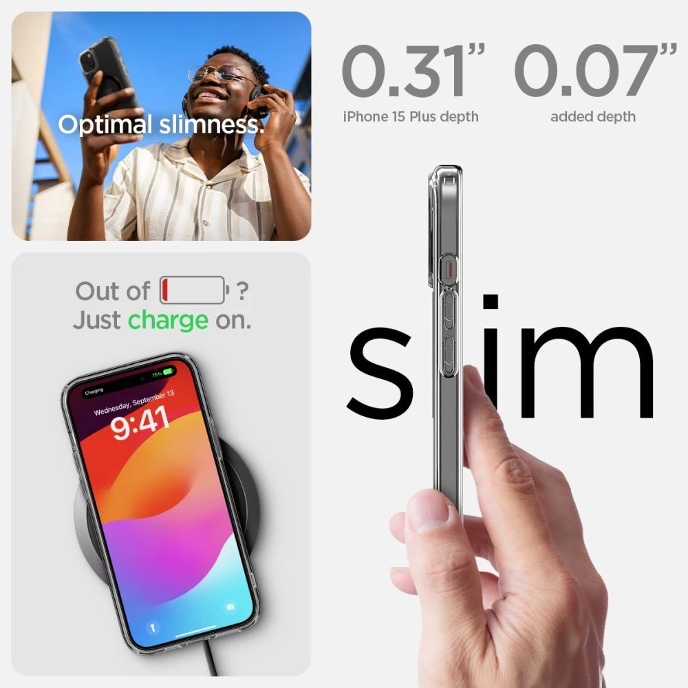 Apple iPhone 15 Plus ümbris must SPIGEN ULTRA HYBRID MAG MAGSAFE