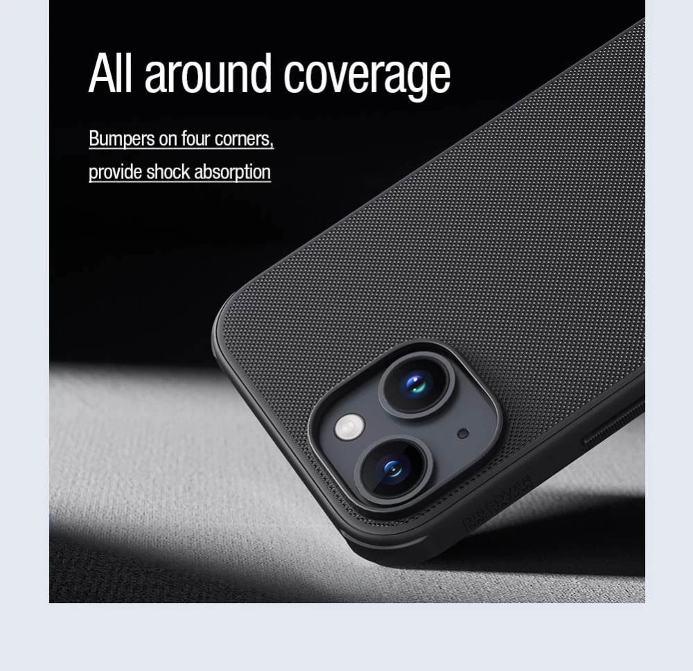 Apple iPhone 15 Plus dėklas mėlyna NILLKIN SUPER FROSTED SHIELD PRO MAGNETIC
