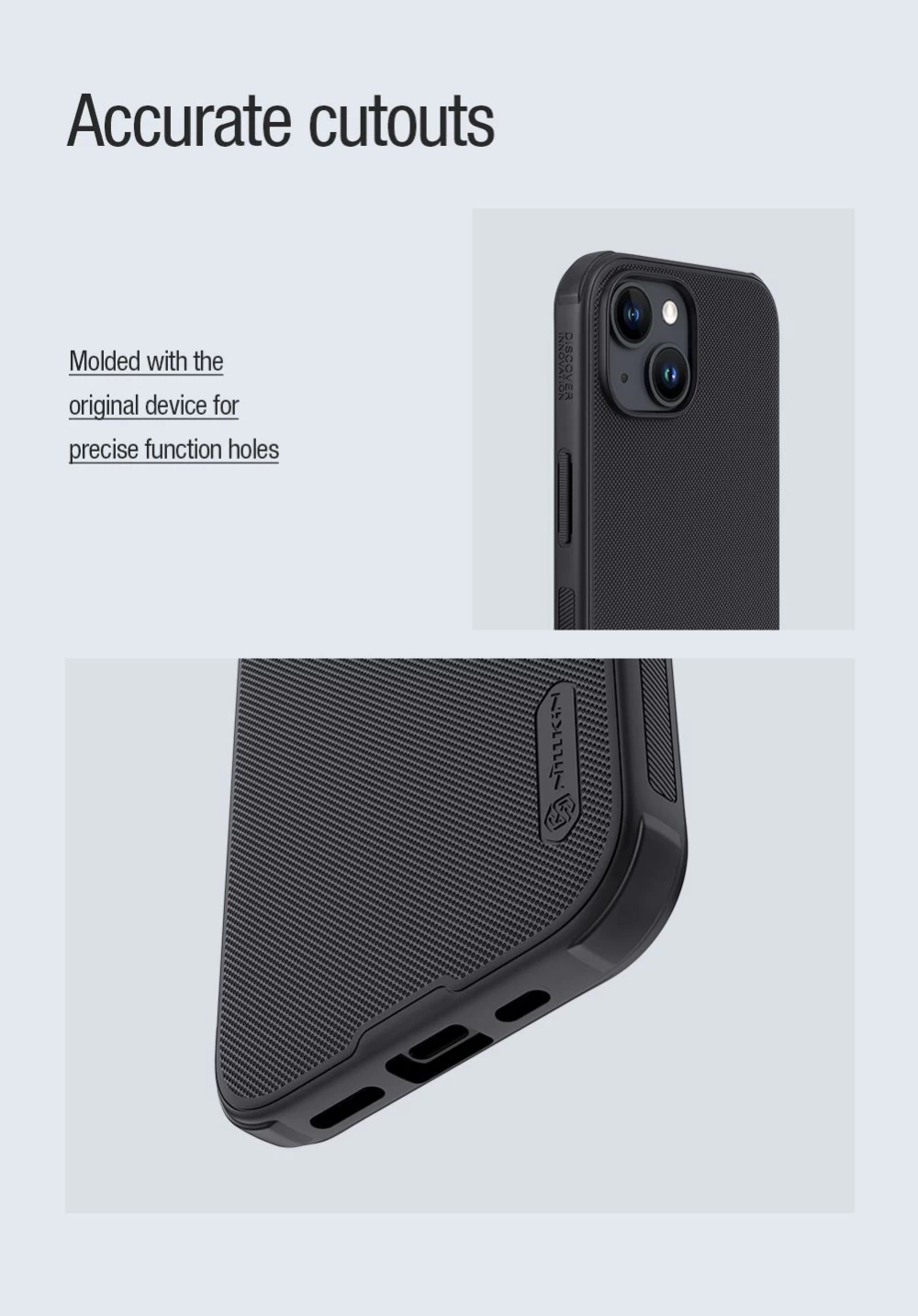 Apple iPhone 15 Plus dėklas mėlyna NILLKIN SUPER FROSTED SHIELD PRO MAGNETIC