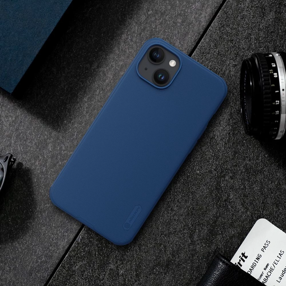 Apple iPhone 15 Plus dėklas mėlyna NILLKIN SUPER FROSTED SHIELD PRO MAGNETIC