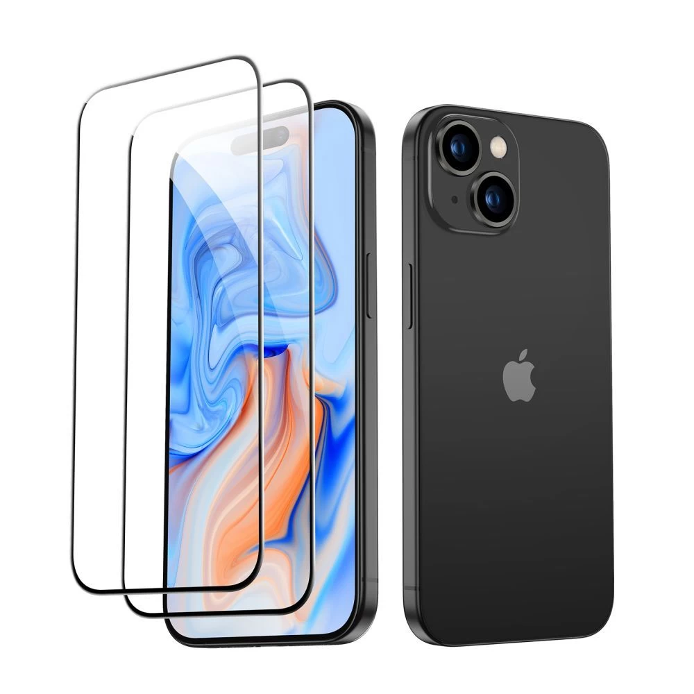 Apple iPhone 15 Plus skärmskydd ESR TEMPERED GLASS 2-PACK