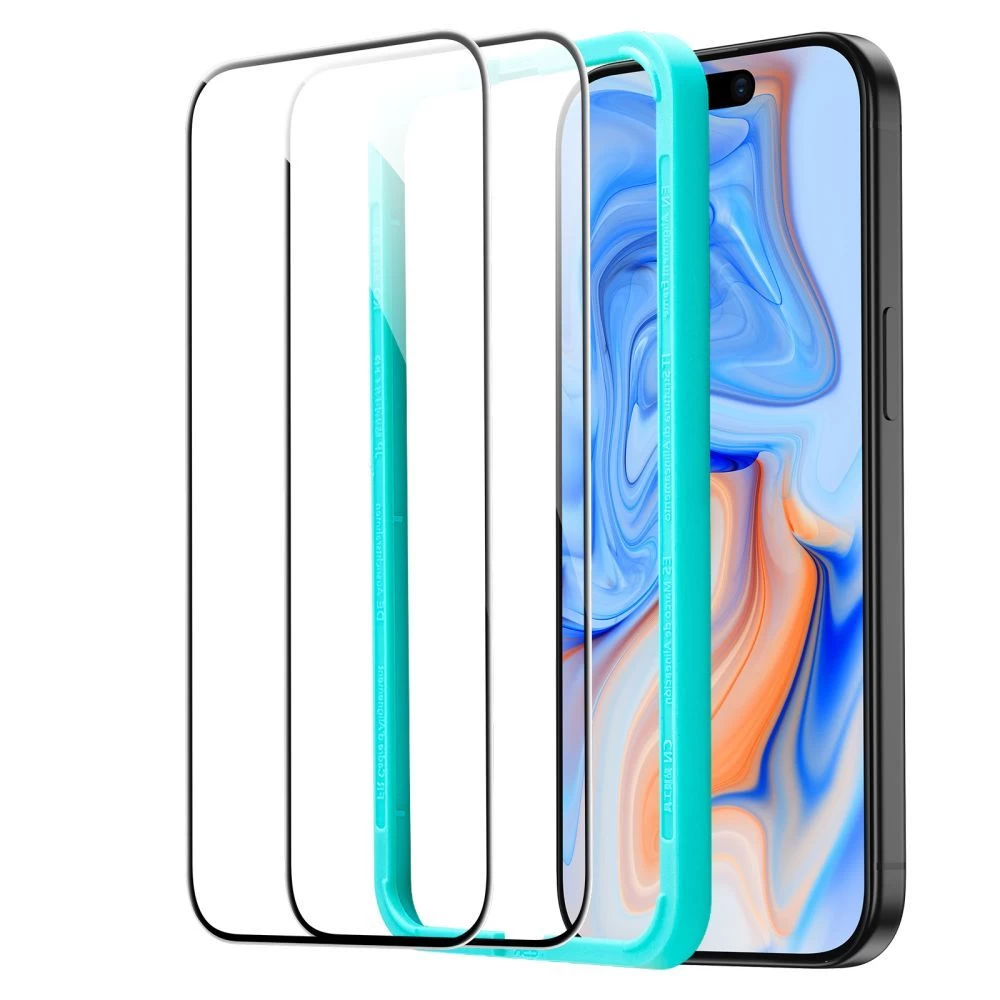 Apple iPhone 15 Plus skärmskydd ESR TEMPERED GLASS 2-PACK