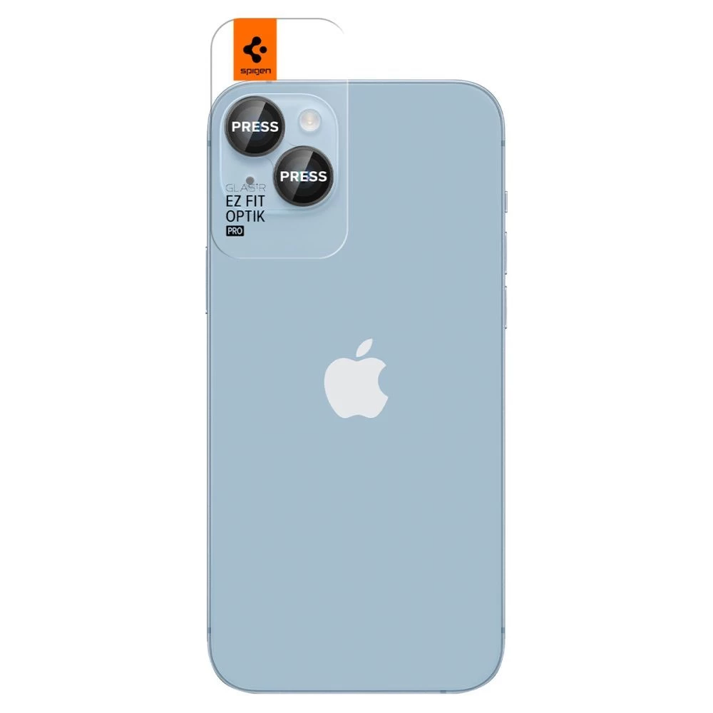Apple iPhone 15 Plus apsauginis stiklas SPIGEN OPTIK.TR EZ FIT CAMERA PROTECTOR (2-pack)