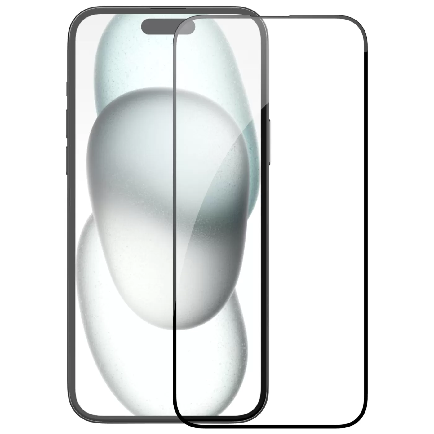 Apple iPhone 15 Plus apsauginis stiklas Juoda NILLKIN EZ SET (1PC)