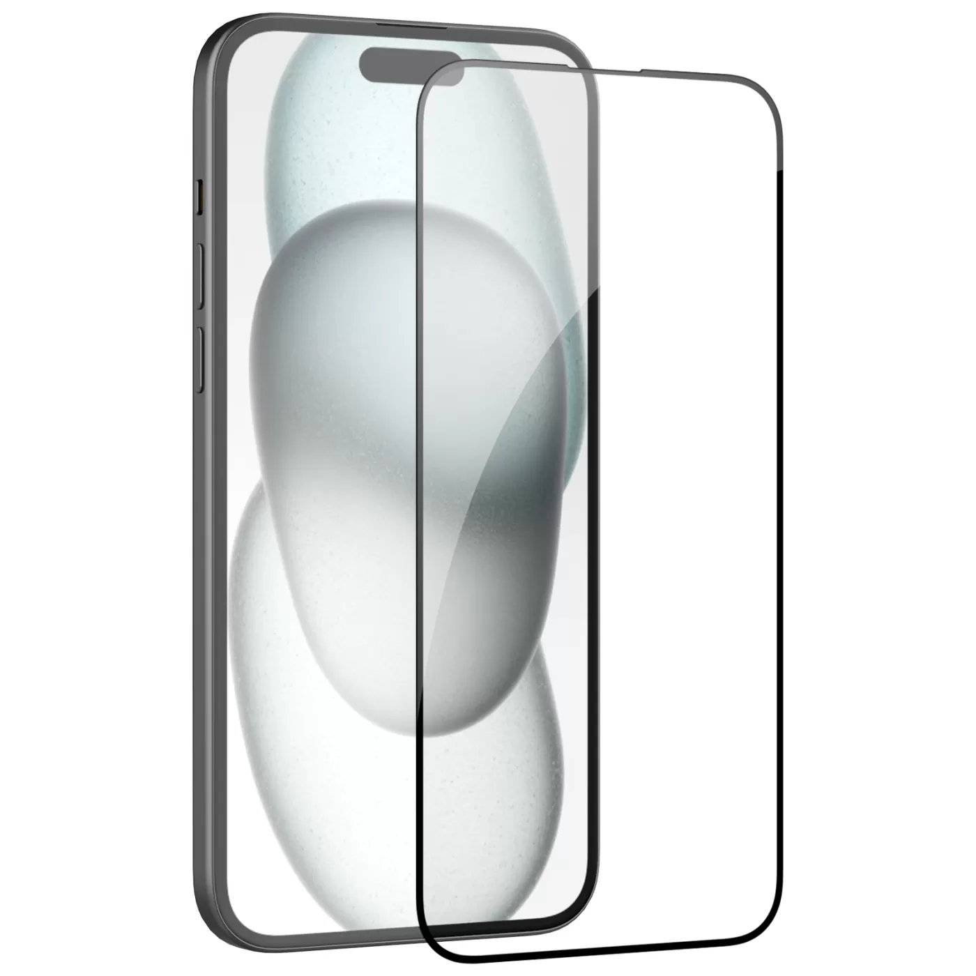Apple iPhone 15 Plus apsauginis stiklas Juoda NILLKIN EZ SET (1PC)