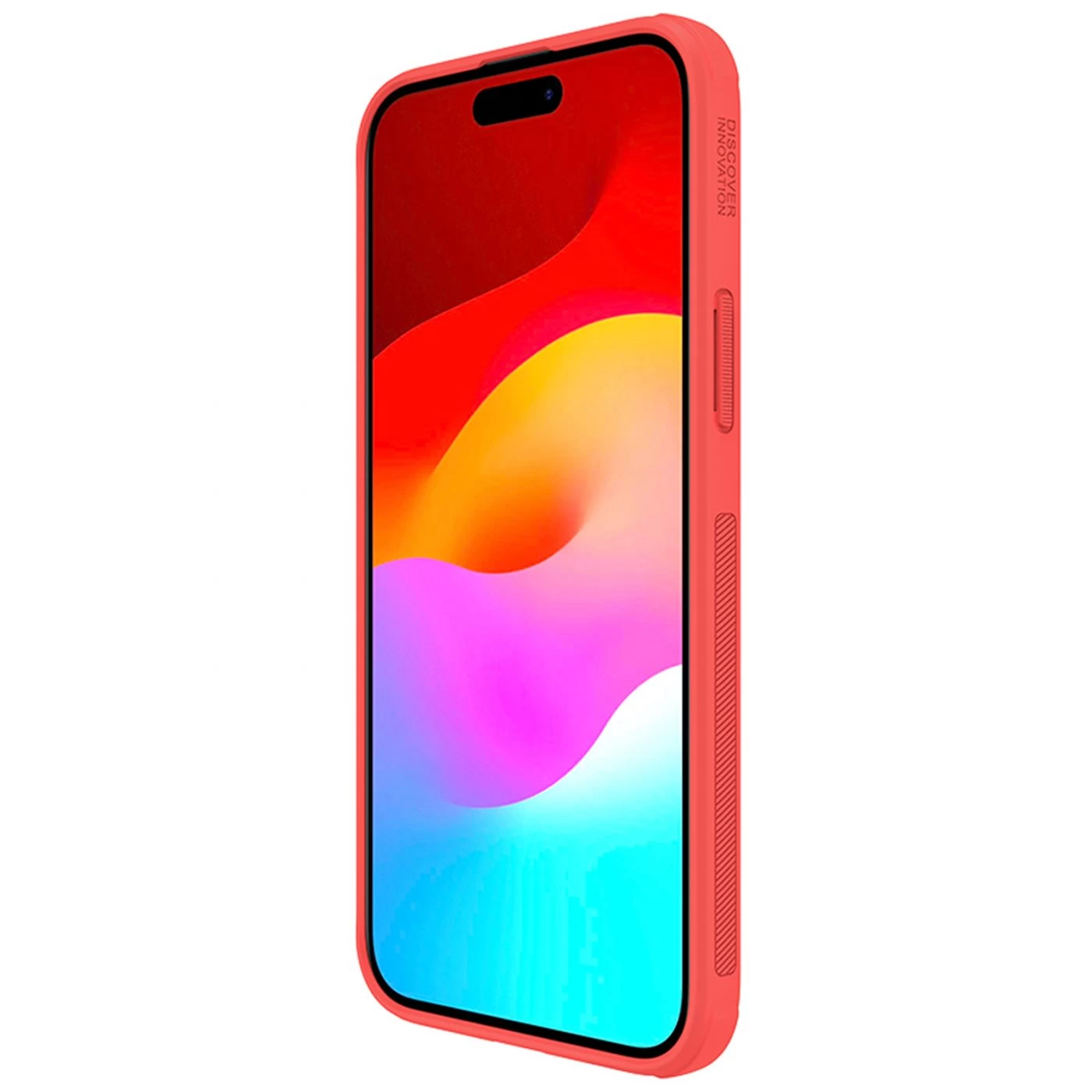 Apple iPhone 15 Plus ümbris punane NILLKIN SUPER FROSTED SHIELD PRO