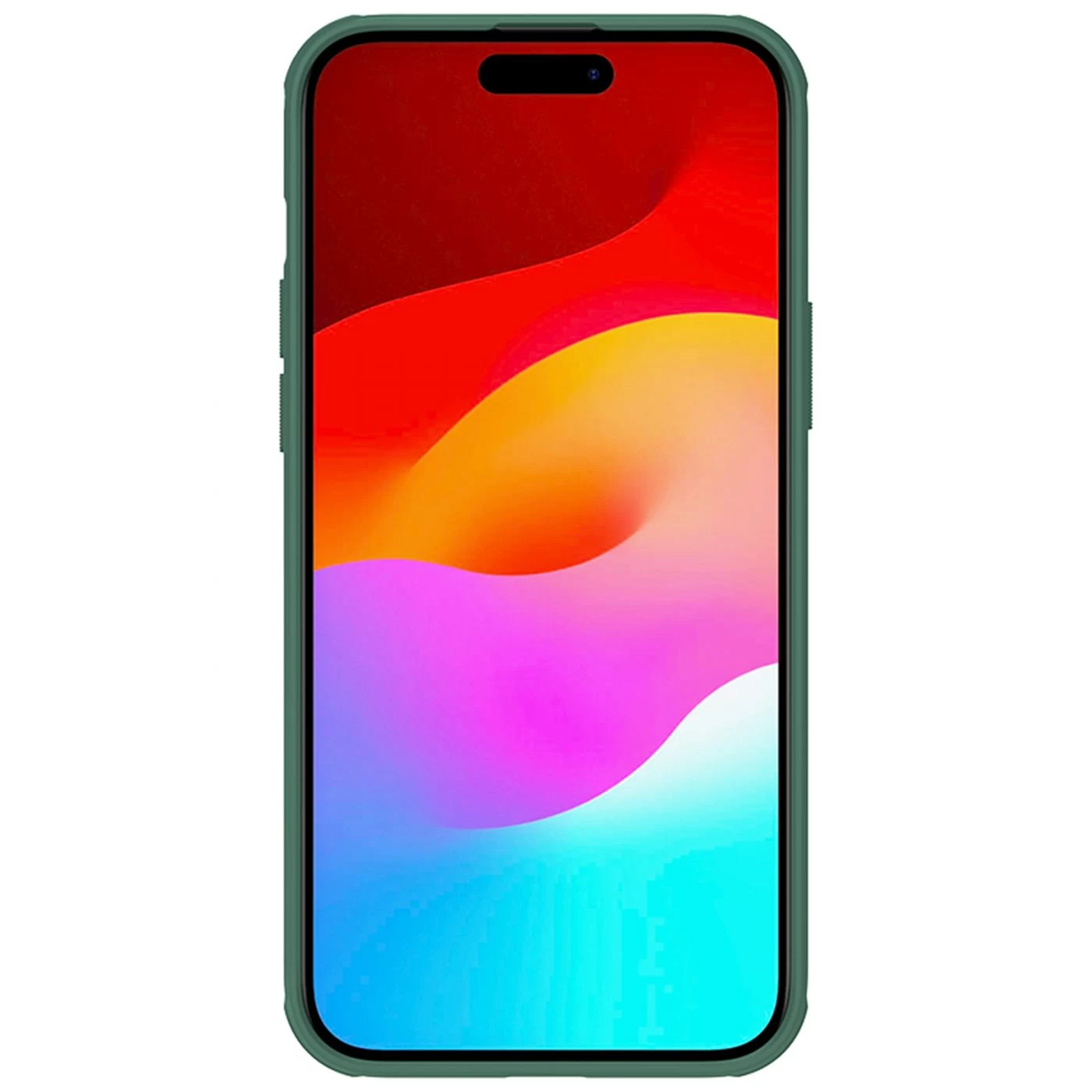 Apple iPhone 15 Plus ümbris roheline NILLKIN SUPER FROSTED SHIELD PRO