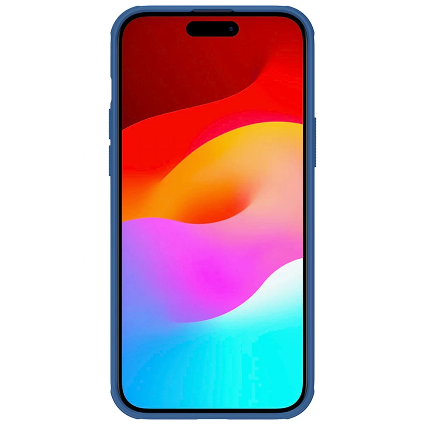 Apple iPhone 15 Plus ümbris sinine NILLKIN SUPER FROSTED SHIELD PRO