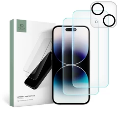 iPhone iPhone 15 Plus skärmskydd TECH-PROTECT SUPREME SET Apple iPhone 15 Plus