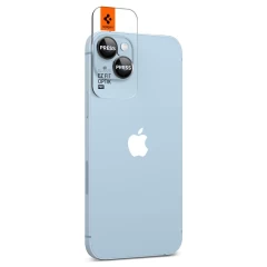 Apple iPhone 15 Plus apsauginis stiklas  SPIGEN OPTIK.TR EZ FIT CAMERA PROTECTOR (2-pack)