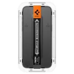 Apple iPhone 15 Plus skärmskydd  SPIGEN GLAS.TR ”EZ FIT” FC 2-PACK