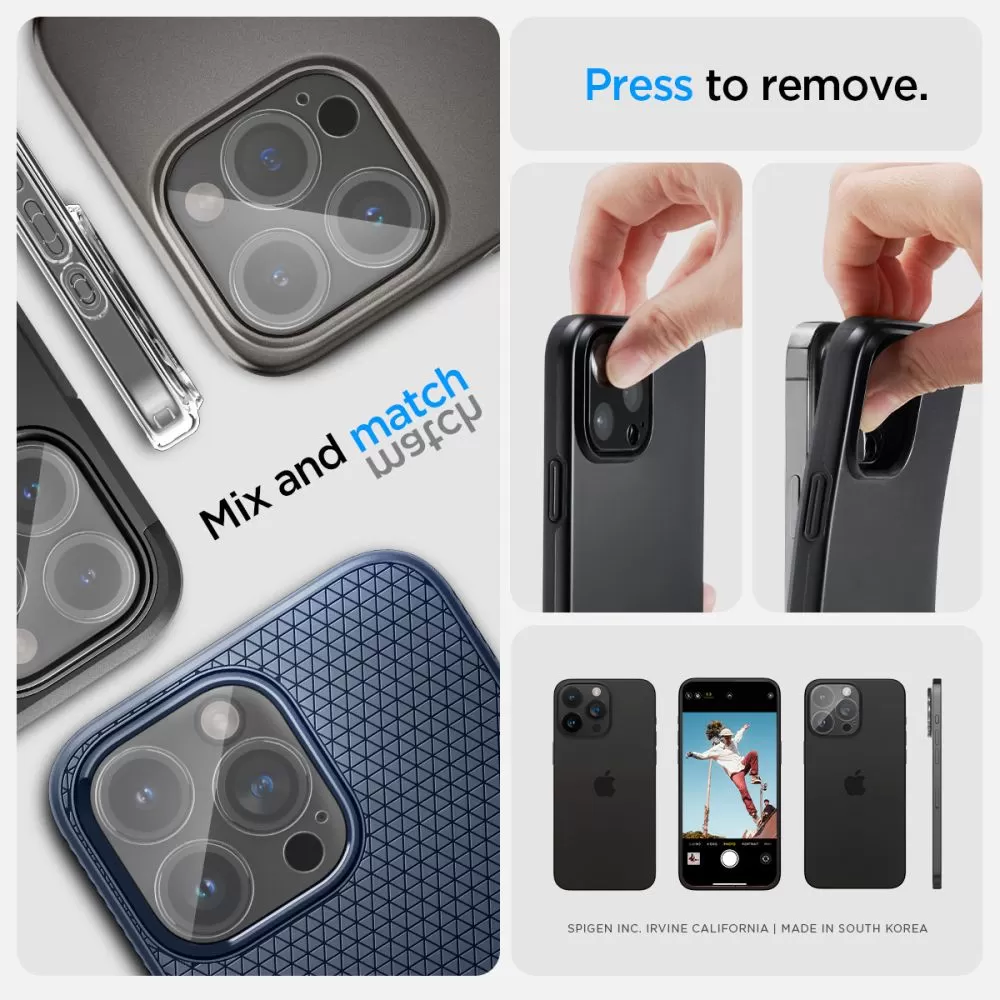 Apple iPhone 15 Pro apsauginis stiklas  SPIGEN OPTIK.TR CAMERA PROTECTOR 2-PACK