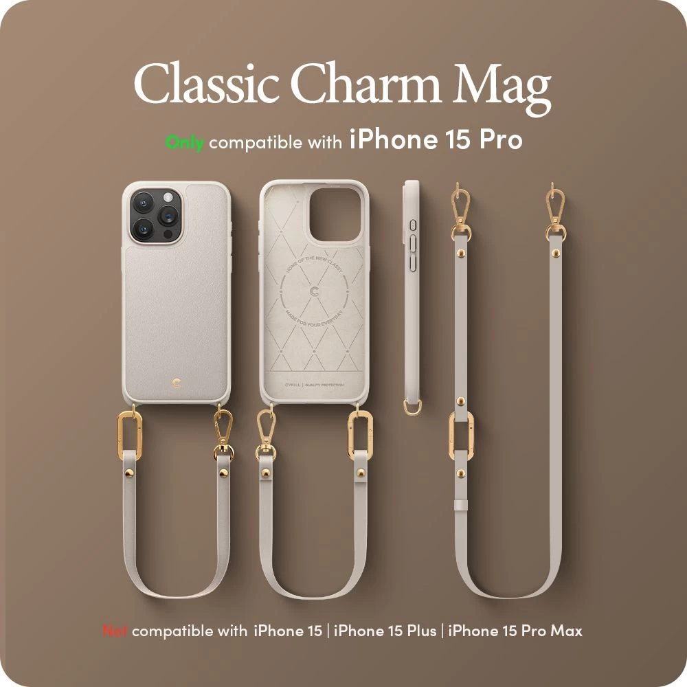 Apple iPhone 15 Pro case  SPIGEN CYRILL CLASSIC CHARM MAG MAGSAFE