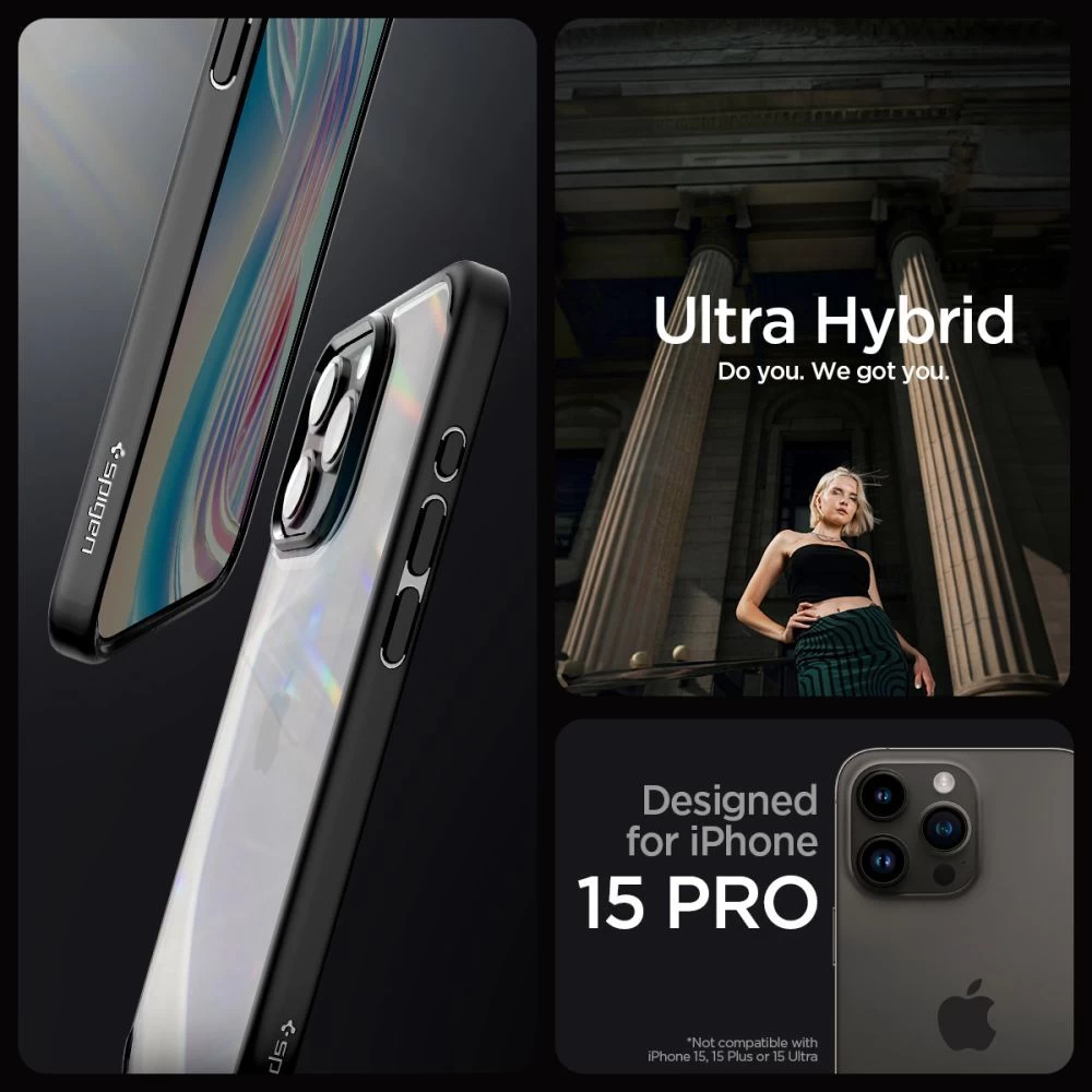Apple iPhone 15 Pro case  SPIGEN ULTRA HYBRID