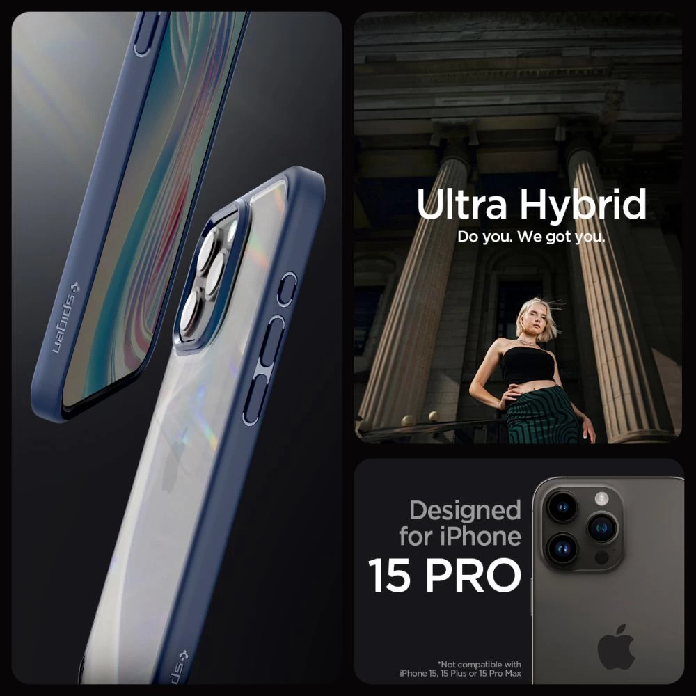 Apple iPhone 15 Pro case  SPIGEN ULTRA HYBRID