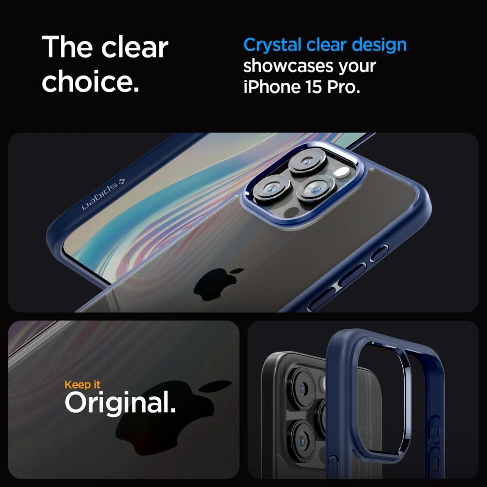 Apple iPhone 15 Pro case  SPIGEN ULTRA HYBRID