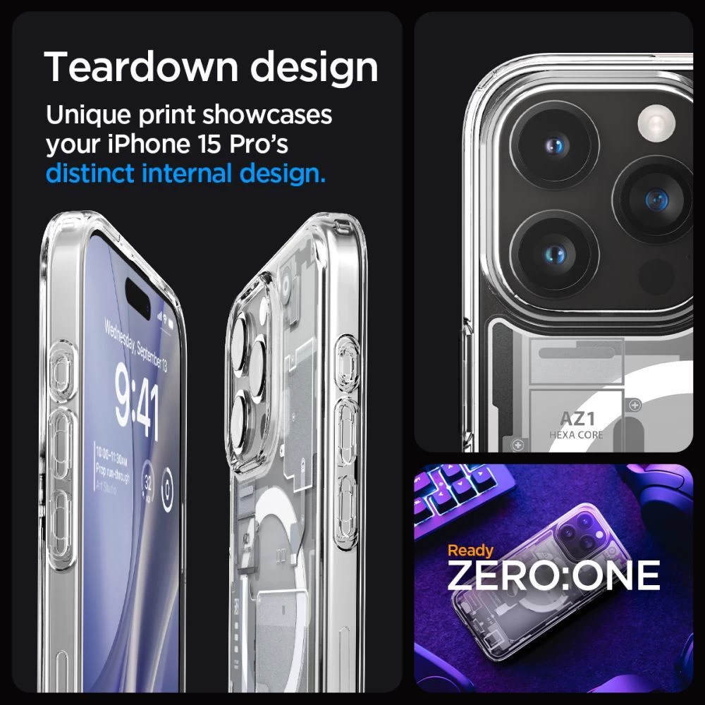 Apple iPhone 15 Pro case  SPIGEN ULTRA HYBRID MAG MAGSAFE