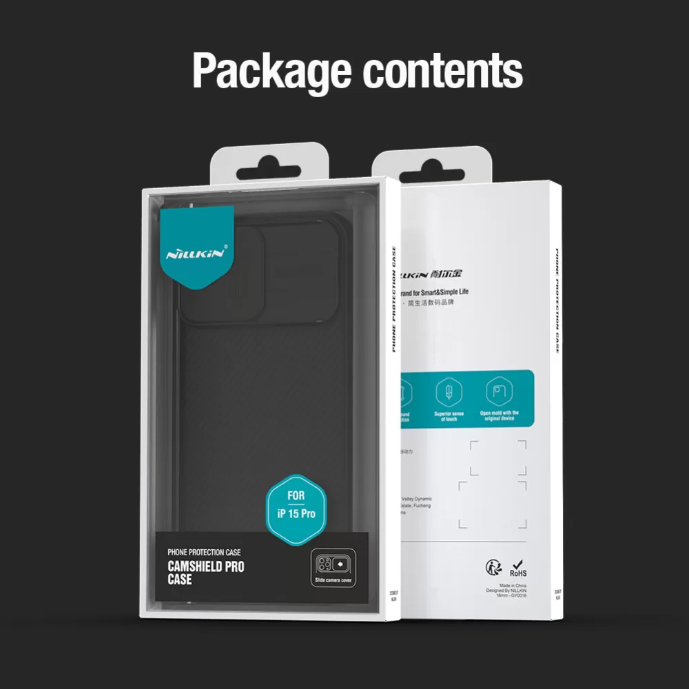Apple iPhone 15 Pro case  NILLKIN CAMSHIELD PRO