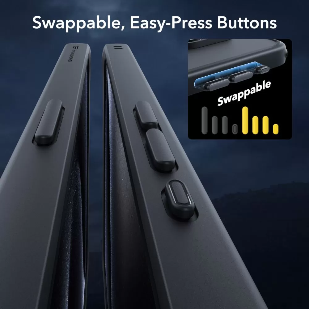 Apple iPhone 15 Pro case black ESR CLASSIC PRO SET HALOLOCK MAGSAFE