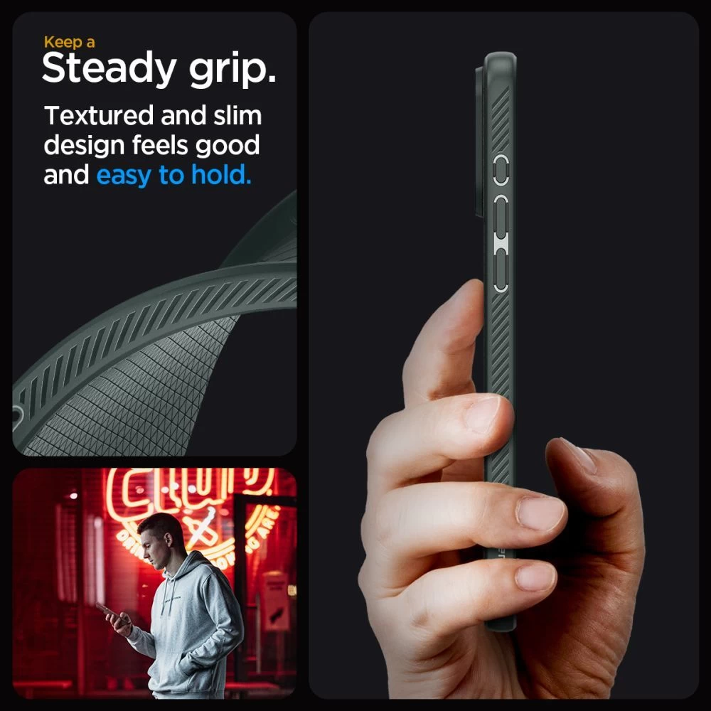 Apple iPhone 15 Pro case green SPIGEN LIQUID AIR