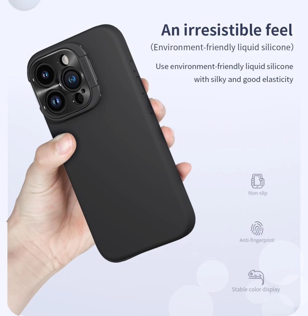 Apple iPhone 15 Pro case blue NILLKIN LENSWING MAGNETIC