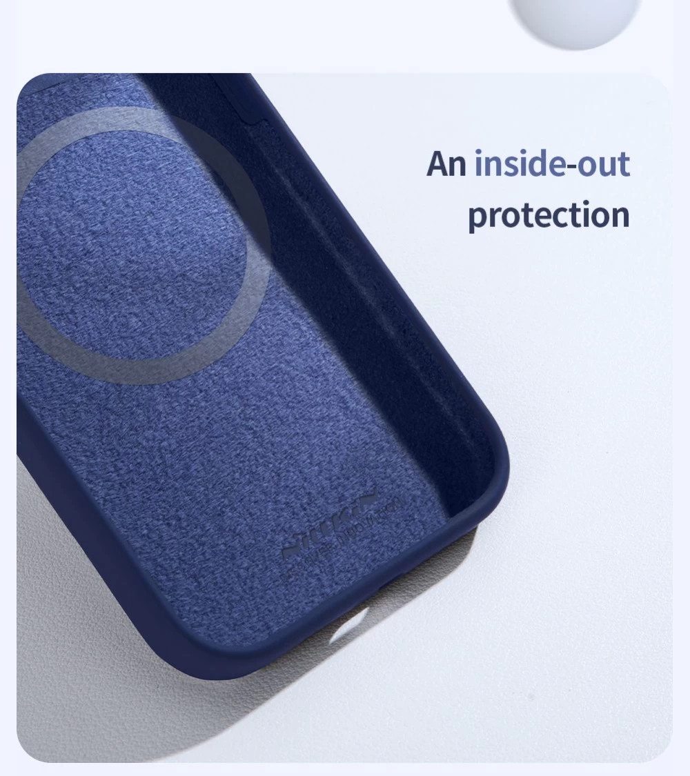 Apple iPhone 15 Pro case blue NILLKIN LENSWING MAGNETIC