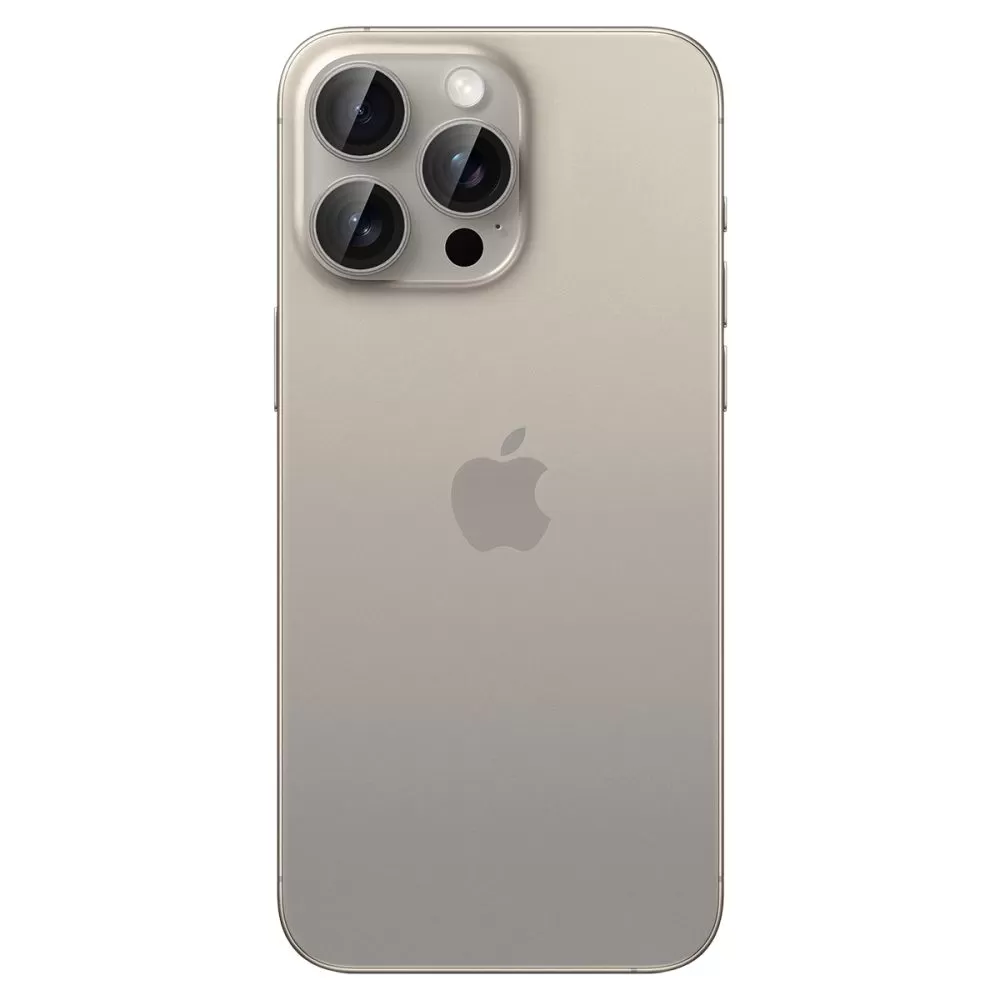 Apple iPhone 15 Pro kaitseklaas SPIGEN OPTIK.TR ”EZ FIT” CAMERA PROTECTOR 2-PACK