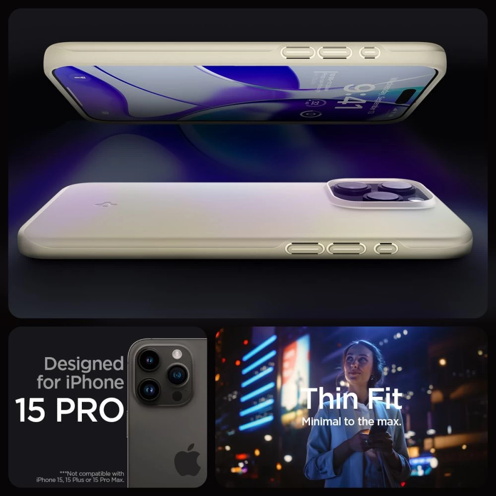 Apple iPhone 15 Pro case SPIGEN THIN FIT