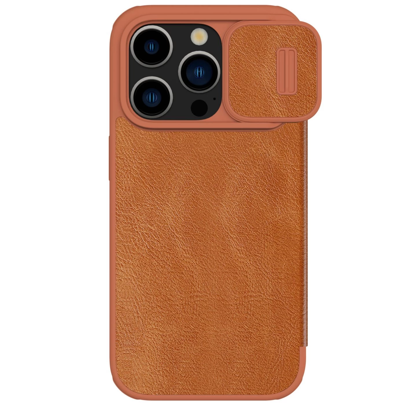 Apple iPhone 15 Pro case brown NILLKIN QIN PRO LEATHER