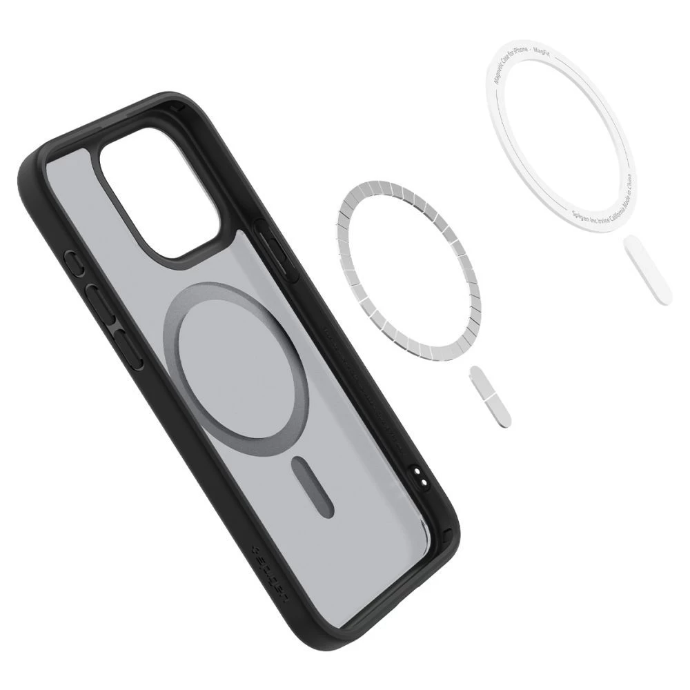 Apple iPhone 15 Pro case black SPIGEN ULTRA HYBRID MAG MAGSAFE
