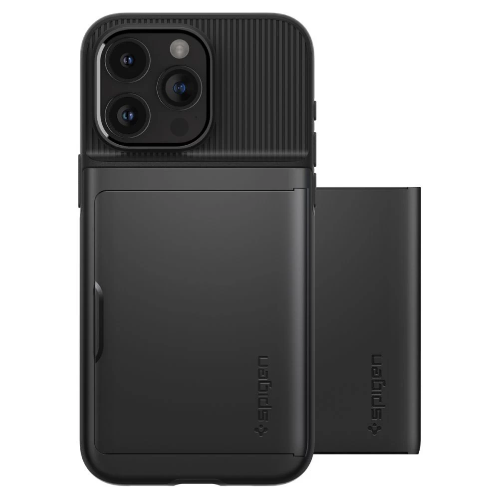 Apple iPhone 15 Pro skal svart SPIGEN SLIM ARMOR CS