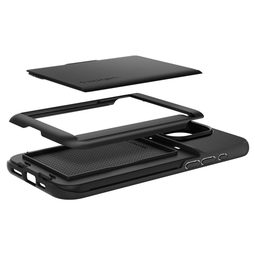 Apple iPhone 15 Pro skal svart SPIGEN SLIM ARMOR CS