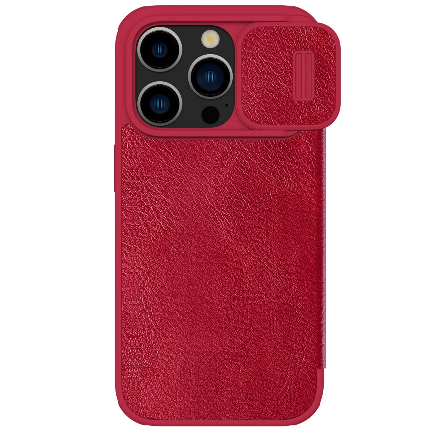 Apple iPhone 15 Pro case red NILLKIN QIN PRO LEATHER
