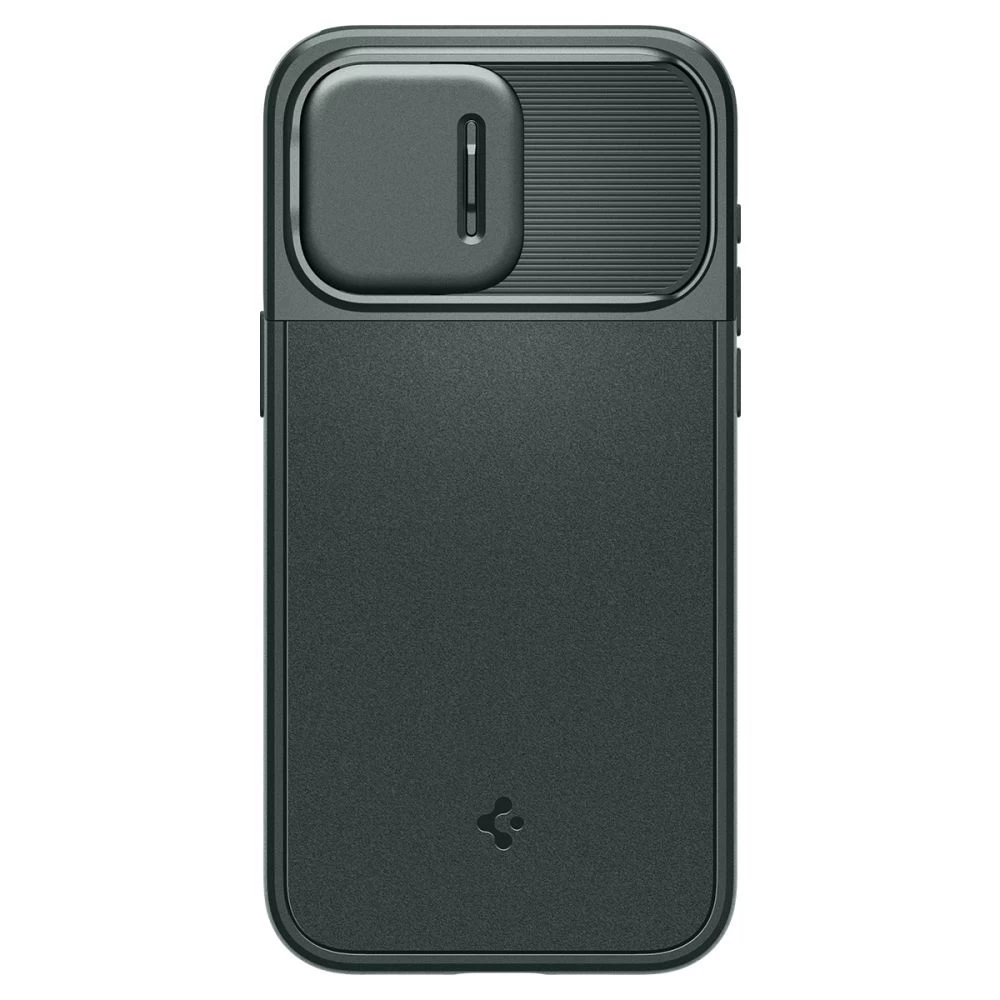Apple iPhone 15 Pro case green SPIGEN OPTIK ARMOR MAG MAGSAFE