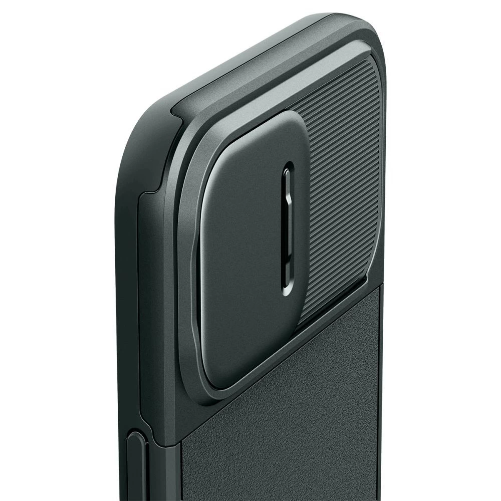 Apple iPhone 15 Pro case green SPIGEN OPTIK ARMOR MAG MAGSAFE