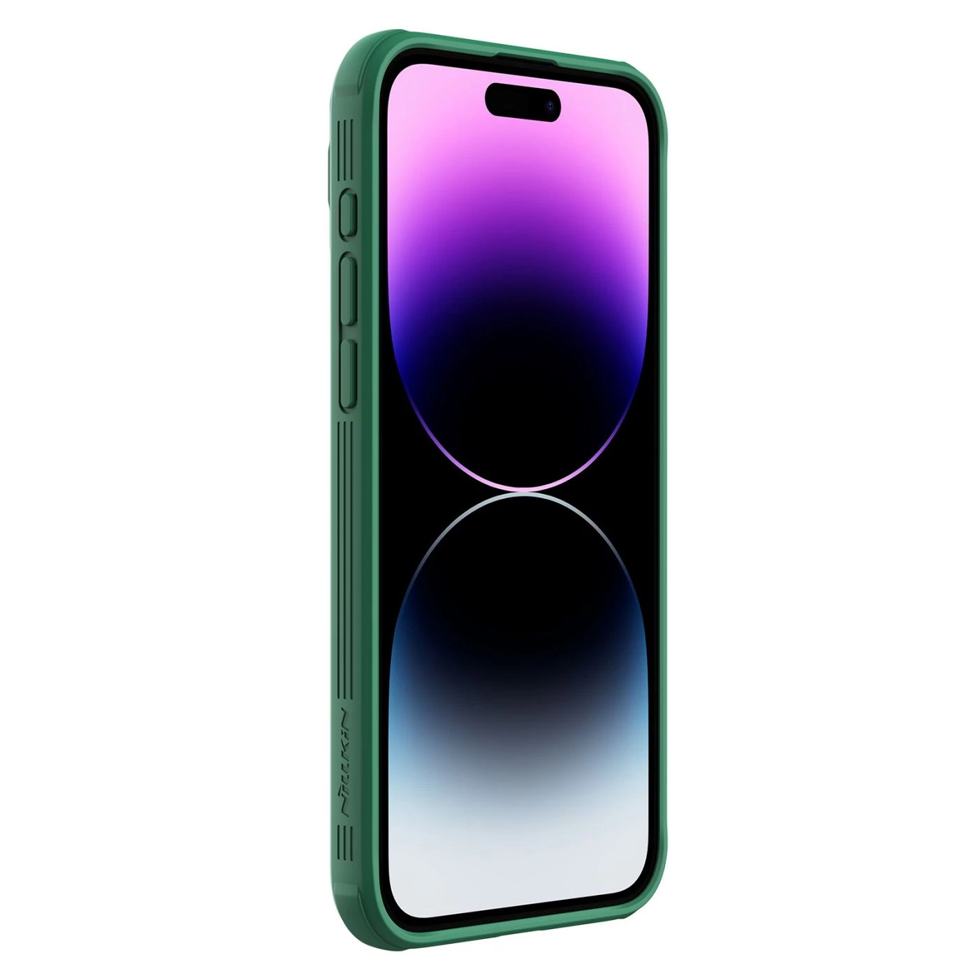 Apple iPhone 15 Pro case green NILLKIN CAMSHIELD PRO