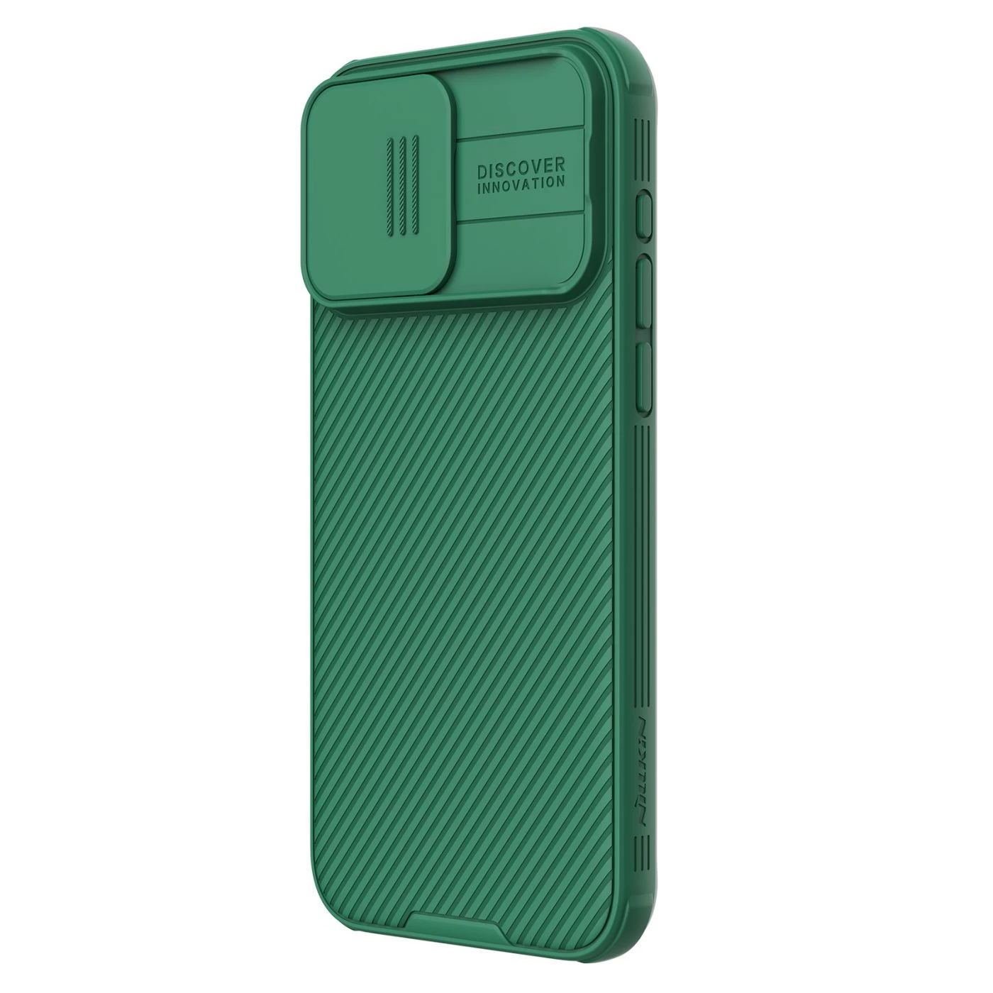 Apple iPhone 15 Pro case green NILLKIN CAMSHIELD PRO