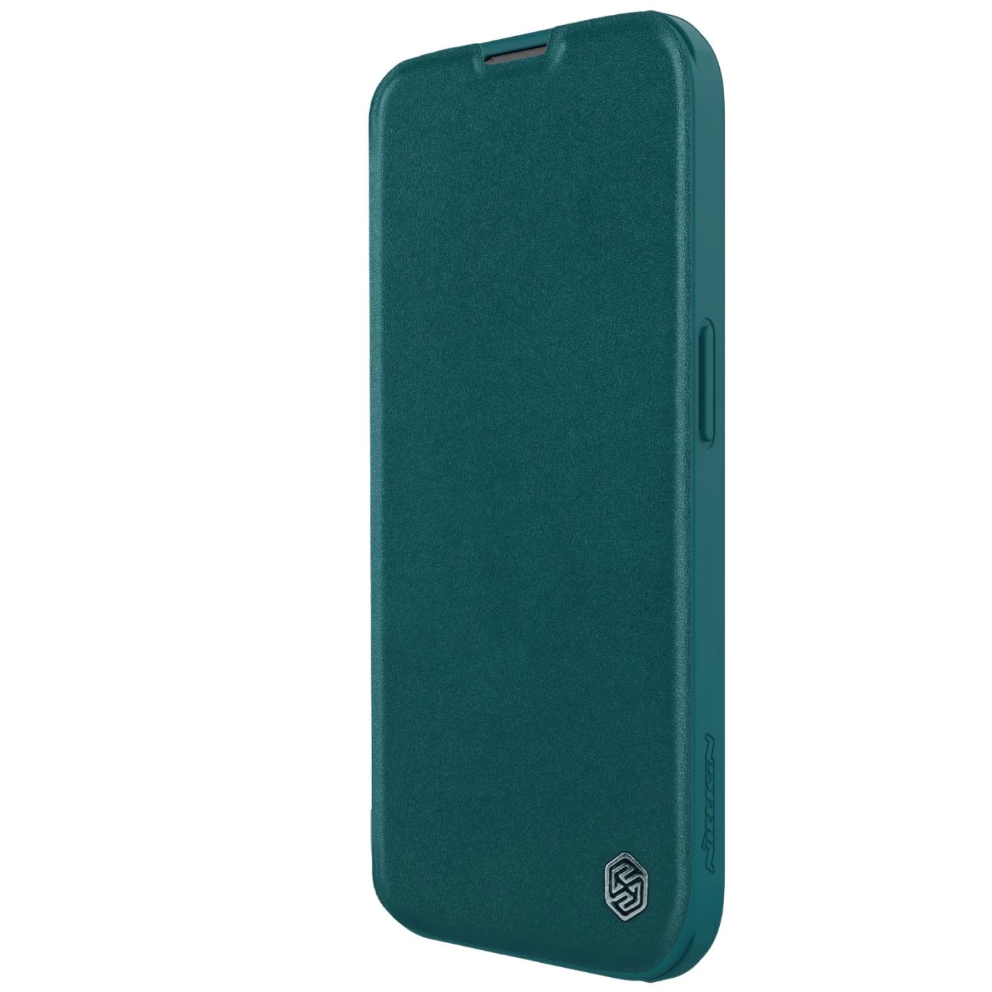 Apple iPhone 15 Pro case green NILLKIN QIN PRO LEATHER (PLAIN VERSION)